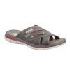 Men'S Shoes Shoesissime Sandals | Rieker 25199-43 Silver Grey