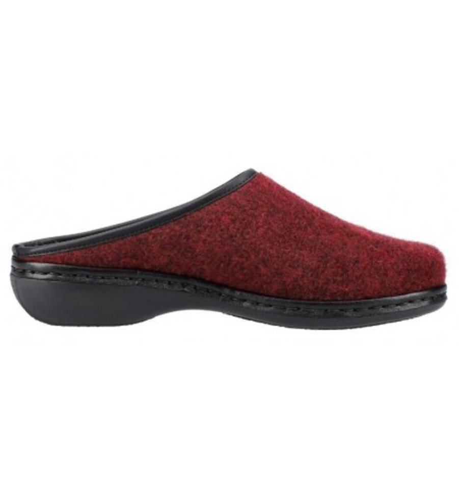 Women'S Shoes Shoesissime Slippers | Rieker 659A4-35 Burgundy